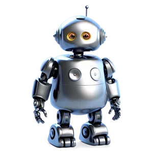 Precious Robot Character Rendering Png 06272024 PNG Image