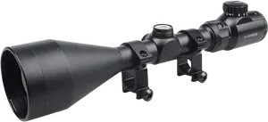 Precision Rifle Scope PNG Image