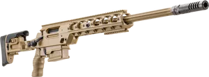 Precision Sniper Rifle Isolated PNG Image