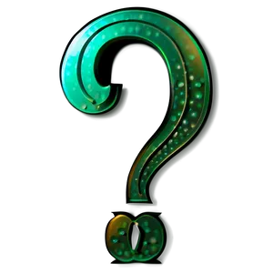 Premium Riddler Question Mark Png Mkq9 PNG Image