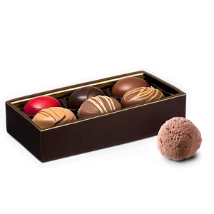 Premium Truffle Chocolate Box Png Sny PNG Image