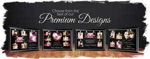 Premium Valentine Love Frames Collection PNG Image