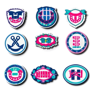 Preppy Stickers For Customization Png Hkv54 PNG Image