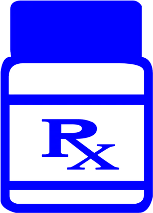 Prescription Medicine Bottle Icon PNG Image