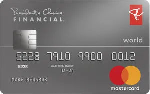 Presidents Choice Financial Mastercard PNG Image