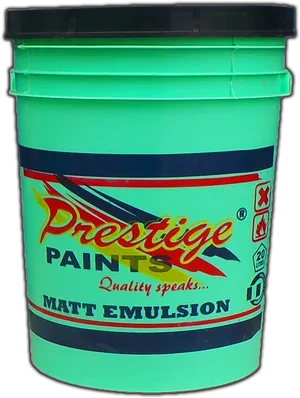 Prestige Paints Matt Emulsion Bucket PNG Image