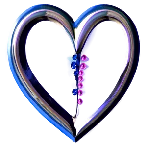 Pretty Heart Artwork Png 24 PNG Image