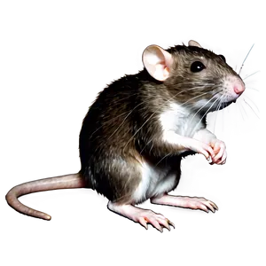 Pretty Rat Graphic Png Ldb42 PNG Image