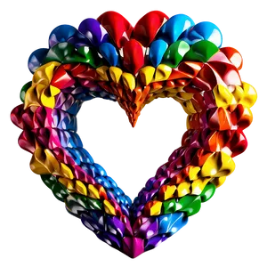 Pride Rainbow Heart Png 96 PNG Image