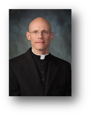 Priest Portrait Professional PNG Image