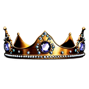 Prince Crown With Gems Png Veb PNG Image