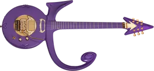 Prince Love Symbol Guitar PNG Image