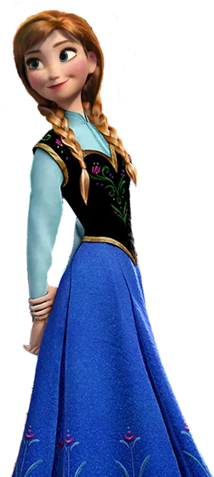 Princess_ Anna_ Frozen_ Smile PNG Image