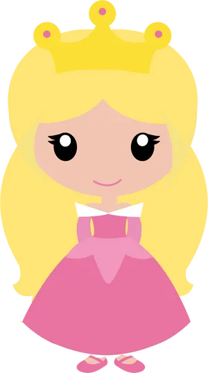 Princess Aurora Cartoon Character PNG Image