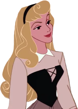 Princess Aurora Classic Pose PNG Image