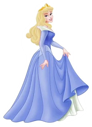 Princess Aurora Classic Pose PNG Image