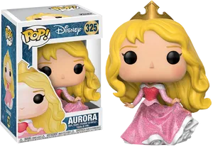 Princess Aurora Funko Pop Figure PNG Image