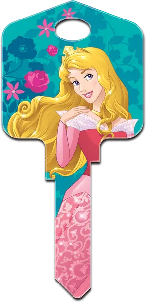 Princess Aurora Key Design PNG Image