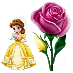 Princess Belle D PNG Image