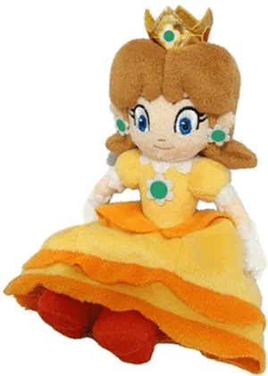 Princess Daisy Plush Toy PNG Image