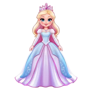 Princess Girl Cartoon Png Npa PNG Image