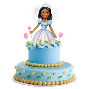 Princess Happy Birthday Cake Topper Png Pji54 PNG Image