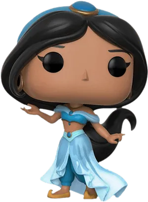 Princess Jasmine Funko Pop Figure PNG Image