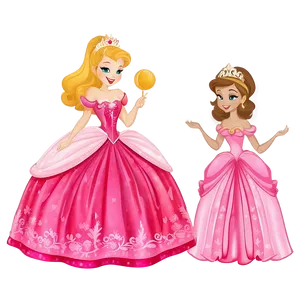 Princesses In Ball Gowns Png 06242024 PNG Image