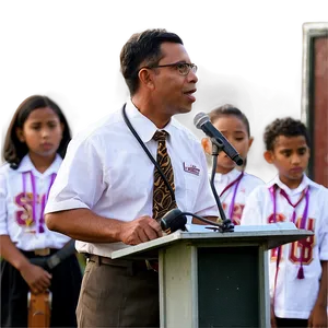 Principal Giving Speech Png Yoy8 PNG Image