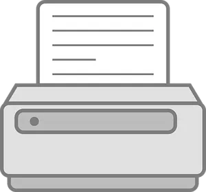 Printer Icon Graphic PNG Image