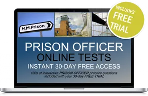 Prison Officer Online Tests Free Trial Advert PNG Image