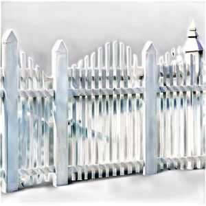 Privacy White Vinyl Fence Png Jki PNG Image