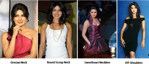 Priyanka Chopra Neckline Styles PNG Image