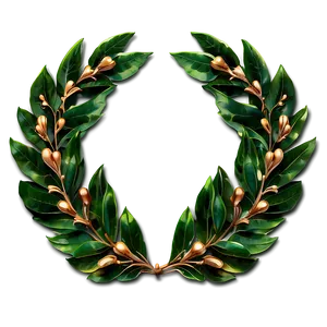 Prize Laurel Wreath Png 06262024 PNG Image