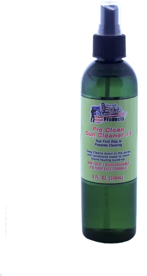 Pro Clean Gun Cleaner Spray Bottle PNG Image