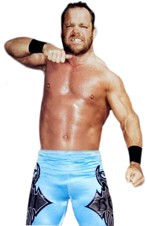 Pro Wrestler_ Gesture_ Throat Cut PNG Image