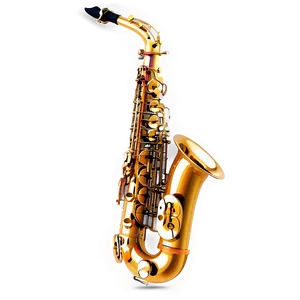 Professional Alto Saxophone Png Vib PNG Image