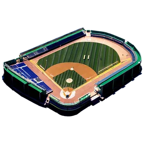 Professional Baseball Field Dimension Png Ckk PNG Image