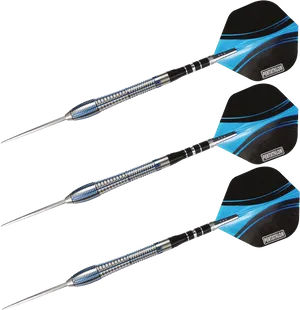 Professional Blue Dart Set PNG Image