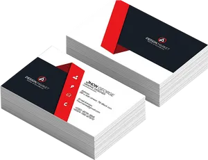 Professional Business Card Design PNG Image