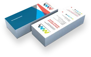 Professional Business Cards Stack PNG Image