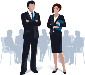 Professional Business Presentation PNG Image