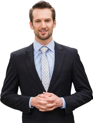 Professional Businessman Portrait PNG Image