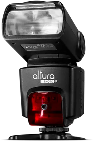 Professional Camera Flash Altura Photo Model PNG Image