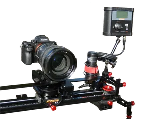 Professional Camera Slider Setup PNG Image