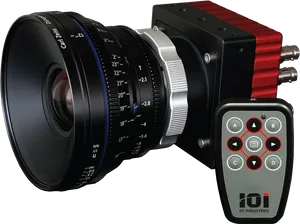 Professional Cinema Camerawith Remote Control PNG