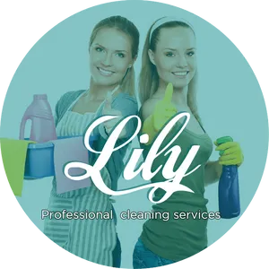 Professional Cleaning Services Team Lily PNG Image