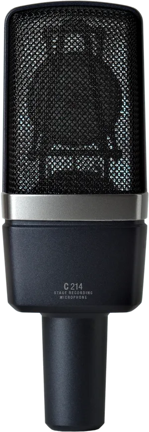 Professional Condenser Microphone C214 PNG Image