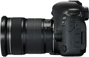 Professional D S L R Camera Side View PNG Image