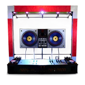 Professional Dj Booth Png Kxp PNG Image